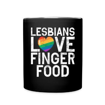 Lesbian Gifts - Tasse einfarbig - Schwarz - Vorne