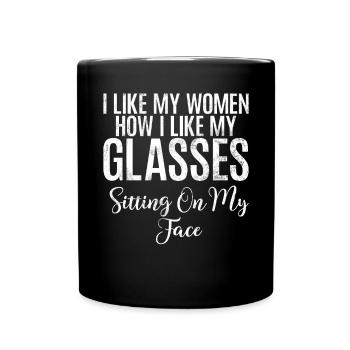 Lesbian Gifts - Tasse einfarbig - Schwarz - Vorne