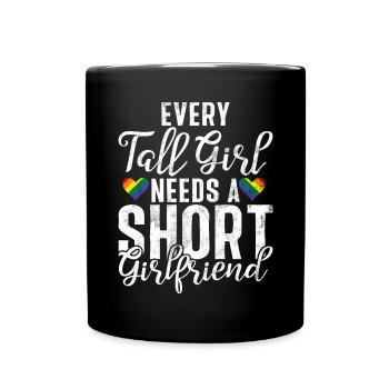 Lesbian Gifts - Tasse einfarbig - Schwarz - Vorne