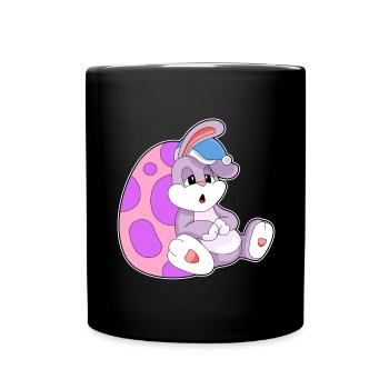 Bunny Easter Relax - Mug uni - noir - Devant