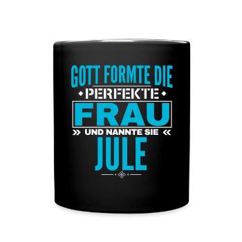 Jule Name Design - Full Colour Mug - black - Front