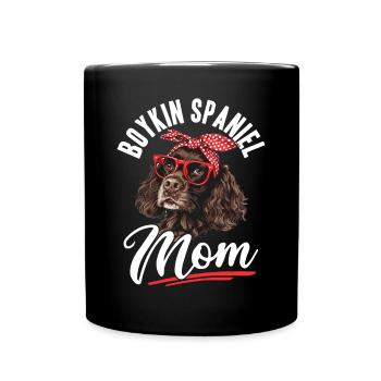Boykin Spaniel Race de chien Boykin Spaniel Maman - Mug uni - noir - Devant