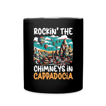 Cappadoce Turquie Voyage Vacances J’aime Istanbul - Mug uni - noir - Devant