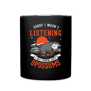 Opossum cadeau opossum marsupial - Mug uni - noir - Devant