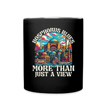Istanbul Turquie Voyage Vacances J’aime Istanbul - Mug uni - noir - Devant