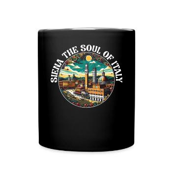 Siena Italy Travel Vacation Italian I Love Italy - Full Colour Mug - black - Front