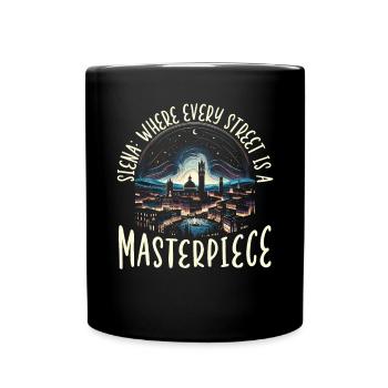 Siena Italy T - Full Colour Mug - black - Front