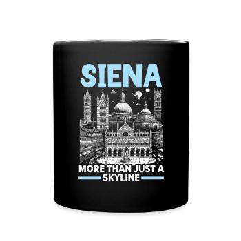 Sienne, Italie, Voyage, Vacances, Italien, J’aime l’Italie - Mug uni - noir - Devant