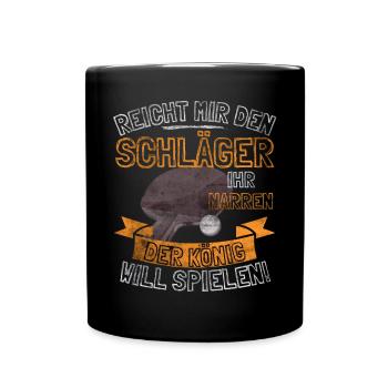 DICTON DE TENNIS DE TABLE DRÔLE - DONNEZ-MOI LE - Mug uni - noir - Devant