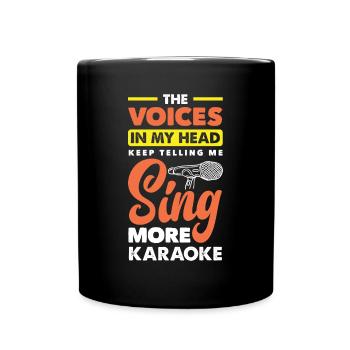 Chanteur de karaoké Chanteur de karaoké Musique - Mug uni - noir - Devant