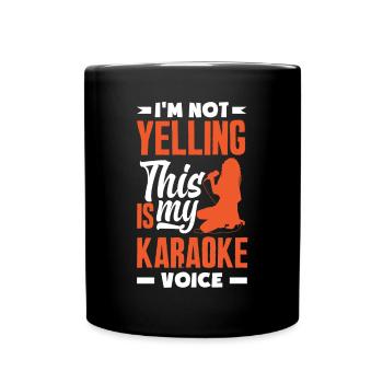 Chanteur de karaoké Chanteur de karaoké Musique - Mug uni - noir - Devant