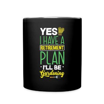 Jardinier, Jardinier, Jardinier, Jardinier Amateur, Plantes - Mug uni - noir - Devant