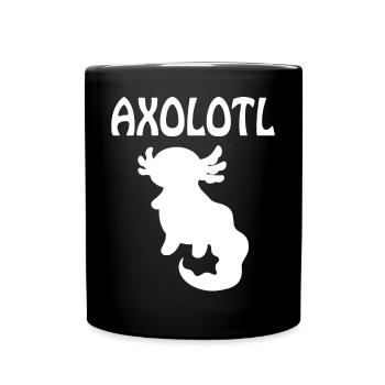 Axolotl - Full Colour Mug - black - Front