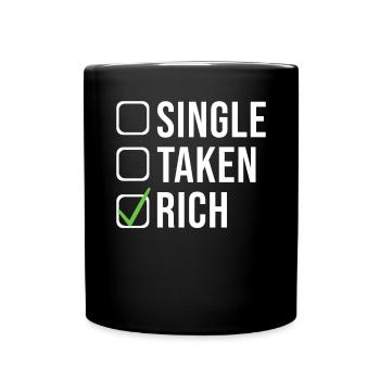 Single Gift - Full Colour Mug - black - Front