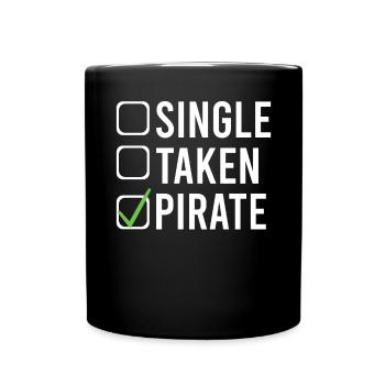 Single Gift - Full Colour Mug - black - Front