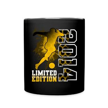 2014 Année de naissance Anniversaire Football - Mug uni - noir - Devant
