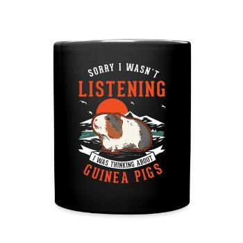 Guinea Pig Gift Guinea Pig - Full Colour Mug - black - Front