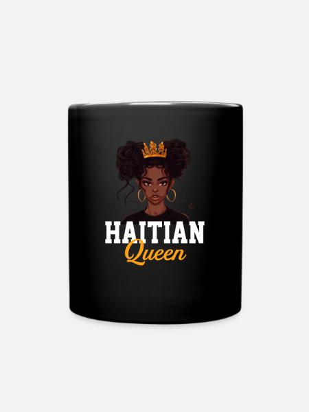 Haitian princess, haiti - Tasse einfarbig - Schwarz