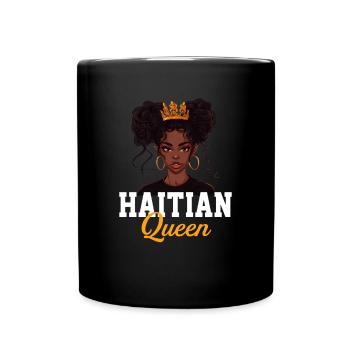 Haitian princess, haiti - Tasse einfarbig - Schwarz - Vorne