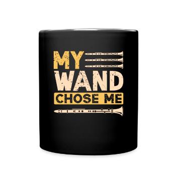 Clarinetist Clarinet Playing Bass Musician - Full Colour Mug - black - Front