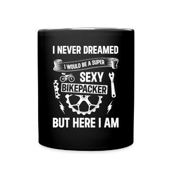 Vélo Gravel Bikepacking - Super Sexy Bikepacker - Mug uni - noir - Devant