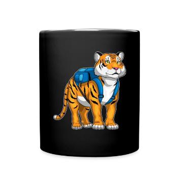 École de sac à dos Tiger Student - Mug uni - noir - Devant