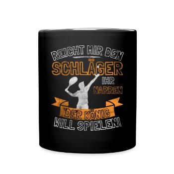Drôle de joueur de tennis Tennis Saying Is Enough For Me - Mug uni - noir - Devant