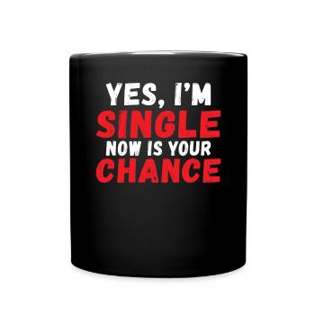 Single Gift - Full Colour Mug - black - Front