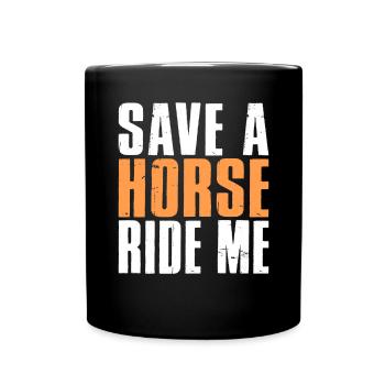 Single Gift - Full Colour Mug - black - Front