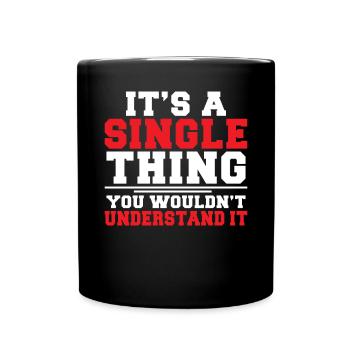 Cadeau unique - Mug uni - noir - Devant