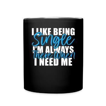 Single Gift - Full Colour Mug - black - Front