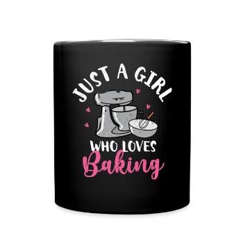 Cupcake - Tasse einfarbig - Schwarz - Vorne