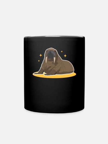 Walrus Walrus | Walrus Walrus Gift - Full Colour Mug - black