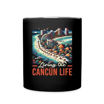 Cancún Mexique Pride Vacances Mexique Voyage Mexicain - Mug uni - noir - Devant