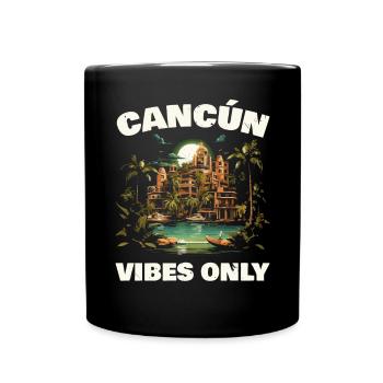 Cancún Mexique Pride Vacances Mexique Voyage Mexicain - Mug uni - noir - Devant