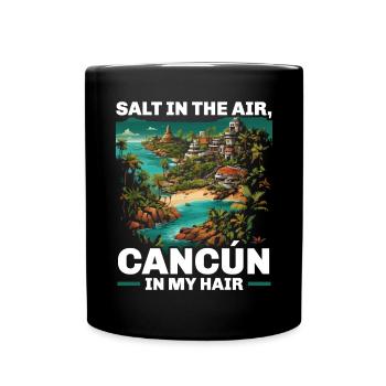 Cancún Mexique Pride Vacances Mexique Voyage Mexicain - Mug uni - noir - Devant