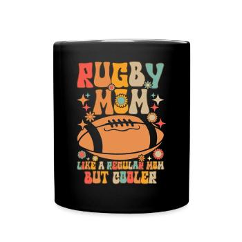 Joueur de rugby - Mug uni - noir - Devant