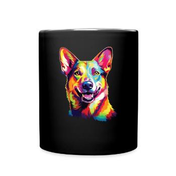 Aquarelles Colorées Canaan Canaan - Mug uni - noir - Devant