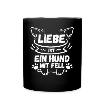 Chien Propriétaire De Chien Propriétaire De Chien Motif Chiens - Mug uni - noir - Devant