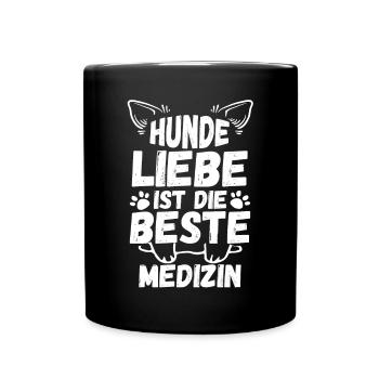 Chien Propriétaire De Chien Propriétaire De Chien Motif Chiens - Mug uni - noir - Devant