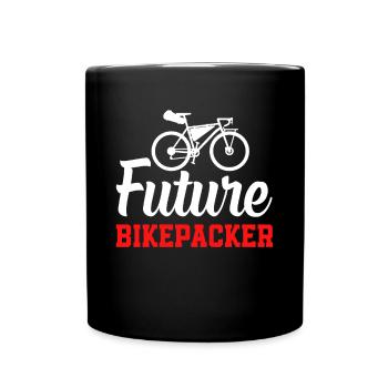 Bikepacking Tout-petit Bébé Bikepacker Future Bikepac - Mug uni - noir - Devant