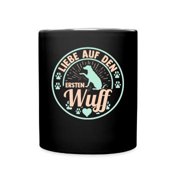 Chien Propriétaire De Chien Propriétaire De Chien Motif Chiens - Mug uni - noir - Devant