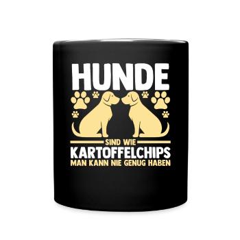 Chien Propriétaire De Chien Propriétaire De Chien Motif Chiens - Mug uni - noir - Devant