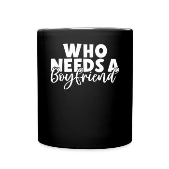 Single Gift - Full Colour Mug - black - Front