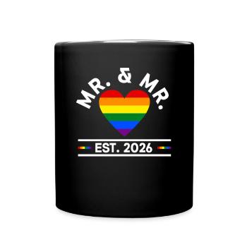 Gay Pride Mariage 2026 Mariage gay - Mug uni - noir - Devant