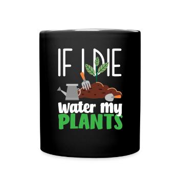 Jardinier, Jardinier, Jardinier, Jardinier Amateur, Plantes - Mug uni - noir - Devant