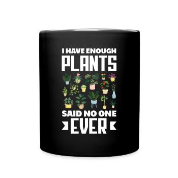 Jardinier, Jardinier, Jardinier, Jardinier Amateur, Plantes - Mug uni - noir - Devant