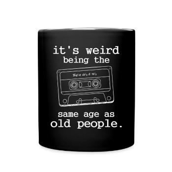 50th 60th Birthday 80th 90s Pension Gift - Full Colour Mug - black - Front