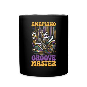 Amapiano Mélomane sud-africain Afrobeat - Mug uni - noir - Devant