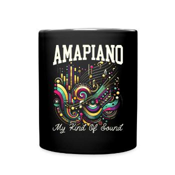 Amapiano Mélomane sud-africain Afrobeat - Mug uni - noir - Devant